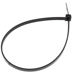 Nylon Wire Ties, Black, 11", 1000 pk