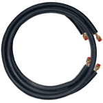 Ductless Lineset, 1/4" x 5/8" x 15', 3/8, Black Standard