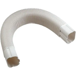 Slimduct 3-1/4" Flex Ell, 31" Long, White 100-800