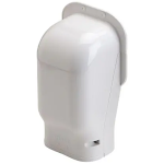 Slimduct 3-1/4" Wall Inlet, White 100