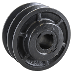 Sheave, Var, 2Grv, 1.125Bore, 3/16X3/32Keywy