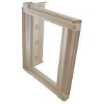 Drain Pan, 2 Row, N-Coil, 24.5