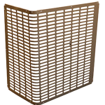 Coil Guard Panel, D-Base, 35", Champagne, LH