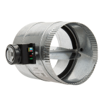 Round Zoning Damper 8" Rnd, 3 Wire, 24V Open/Close